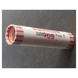 2009 D Lincoln Cent Presidency in D.C. Sealed Roll