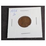 1926 S Lincoln Cent