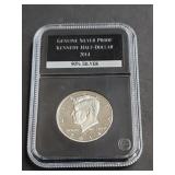 2014 S Kennedy Half Dollar Proof 90% Silver