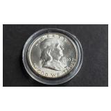 1953 D Franklin Half Dollar