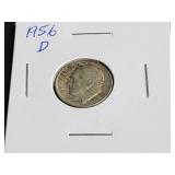 1956 D Roosevelt Dime