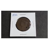 1832 Coronet Head Large Cent