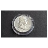 1958 D Franklin Half Dollar
