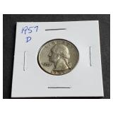 1957 D Washington Quarter