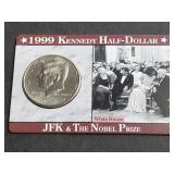 1999 D JFK Half Dollar Nobel Winners Reception