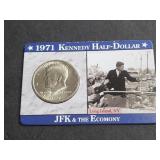 1971 D JFK Half Dollar "Economic Club of NY Addre