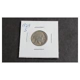 1929 S Buffalo Nickel