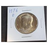 1976 D Kennedy Bicentennial Half Dollar