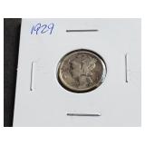 1929 Mercury Dime