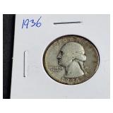 1936 Washington Quarter
