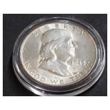 1948 D Franklin Half Dollar