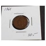 1864 Indian Head Cent