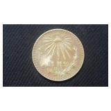 1945 UN Peso From Mexico 72% Silver