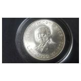 1972 Veintecinco (25) Pesos From Mexico 72% Silver