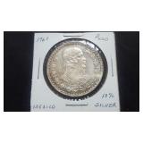 1961 UN Peso from Mexico 10% Silver