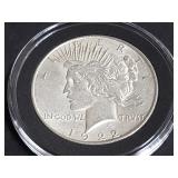 1922 Peace Silver Dollar