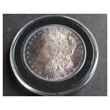 1881 S Morgan Silver Dollar High Grade OBV Toned