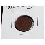 1886 Indian Head Cent Variety 1