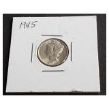 1945 Mercury Dime