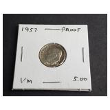 1957 Roosevelt Dime High Grade