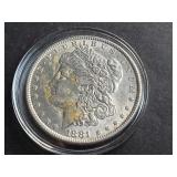 1881 Morgan Silver Dollar High Grade