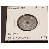 1943 10 Centimes From Belgium