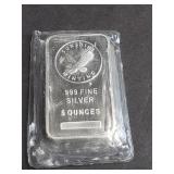 Sunshine Minting 5 Ounce .999 Silver Bar