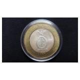 2004 100 Peso State of Sinaloa 92.5% Silver Center
