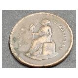 1858 Una Cuartilla From Jalisco, Mexico