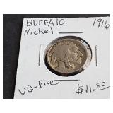 1916 Buffalo Nickel