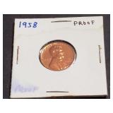 1958 Lincoln Wheat Cent High Grade