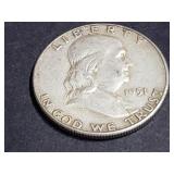1951 Franklin Half Dollar