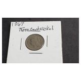 1867 3 Cent Nickel