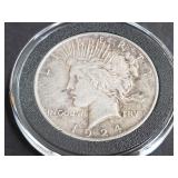 1924 Peace Silver Dollar