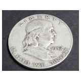 1952 D Franklin Half Dollar