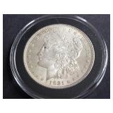 1921 Morgan Silver Dollar