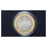 2007 100 Peso Estado Tlaxcala 92.5% Silver Center