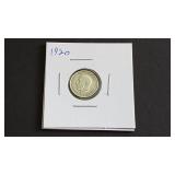 1920 Three Pence From Great Britain 92.5% Silver
