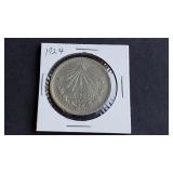 1924 Peso From Mexico 72% Silver