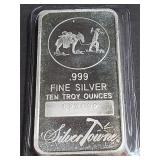 Silvertowne 10 Ounce .999 Silver Bar