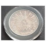 1901 Mo AM UN Peso From Mexico 90.27% Silver