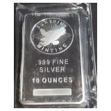 Sunshine Minting 10 Ounce .999 Silver Bar