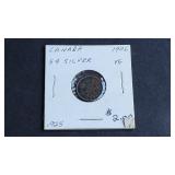 1906 5 Cents Edward VII From Canada 92.5% Silver