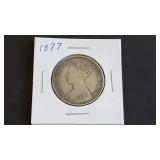 1877 Florin From Great Britain 92.5% Silver