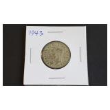 1943 Shilling From Great Britain 50% Silver
