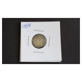 1899 Three Pence From Great Britain 92.5% Silver