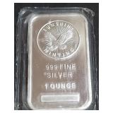 Sunshine Minting 1 Ounce .999 Silver Bar