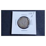 1937 A 2 Reichsmark Swastika Germany 62.5% Silver