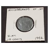 1942 10 Cents From The Netherlands