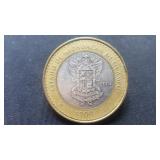 2004 100 Pesos Michoacan 92.5% Silver Center